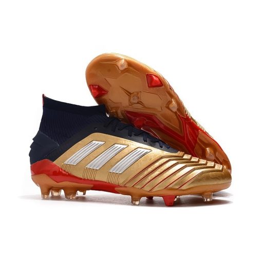 Adidas Predator 19.1 FG - Goud Rood Zilver_1.jpg